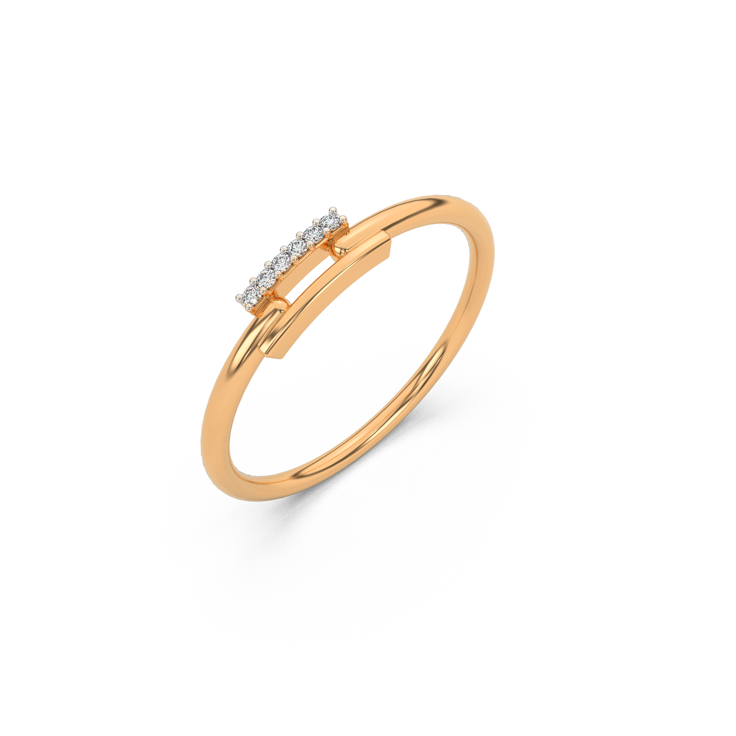 Whispering Winds Diamond Ring