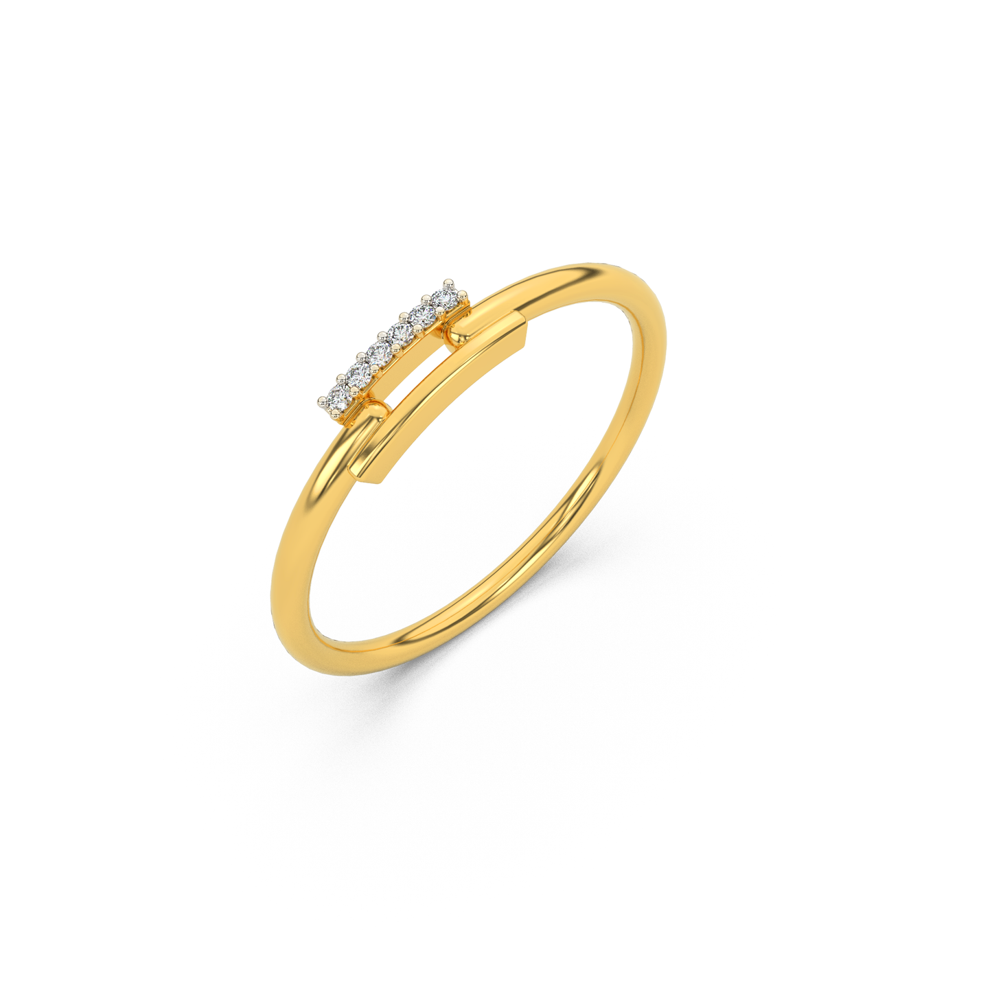 Whispering Winds Diamond Ring