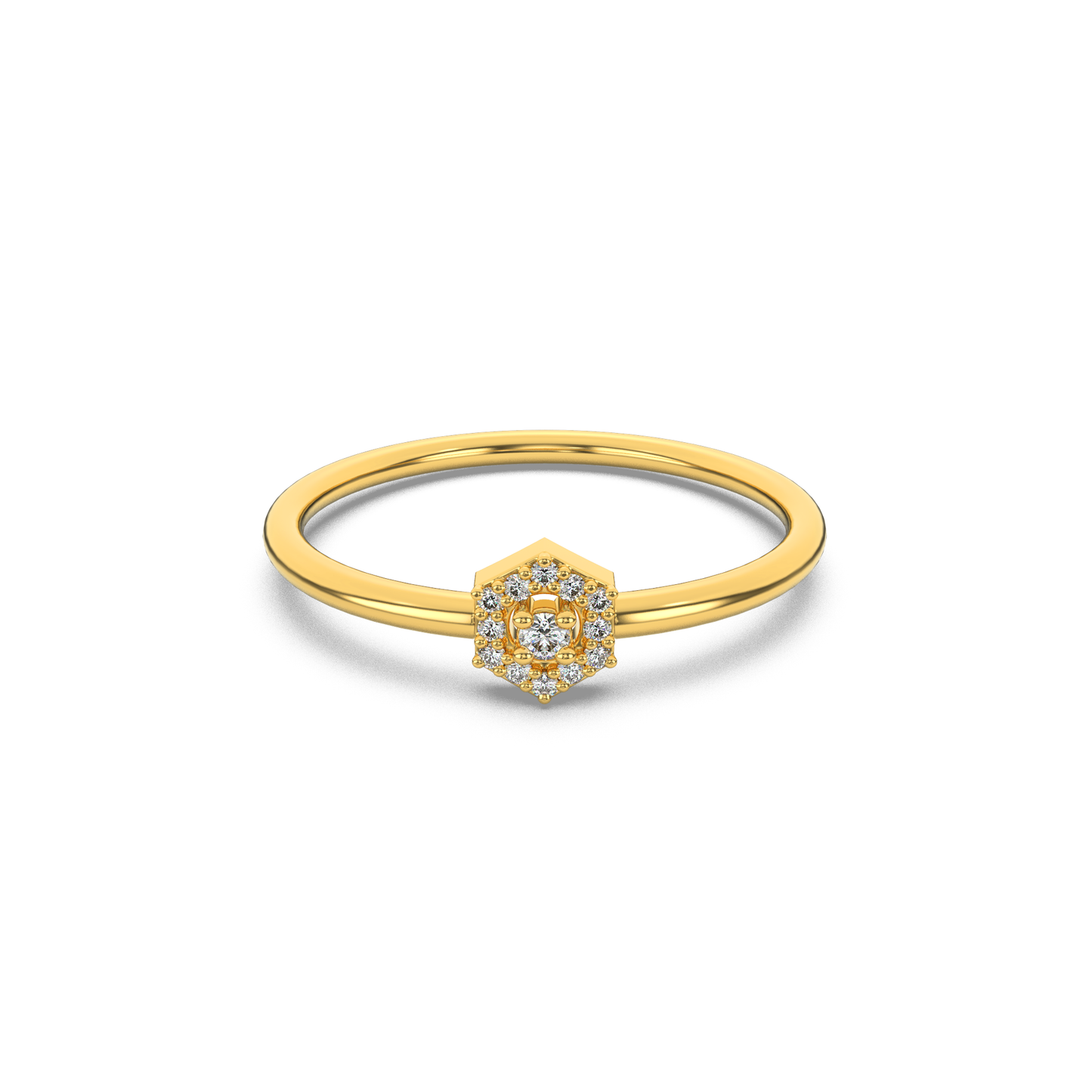 Vintage Charm Diamond Ring