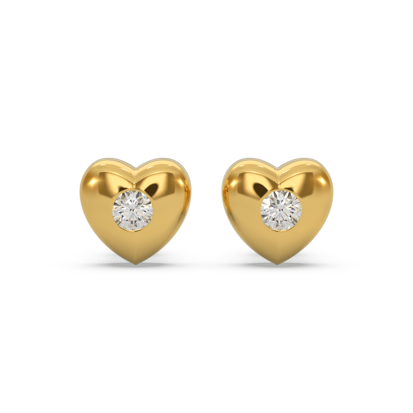 Luxury Heart Diamond Earring