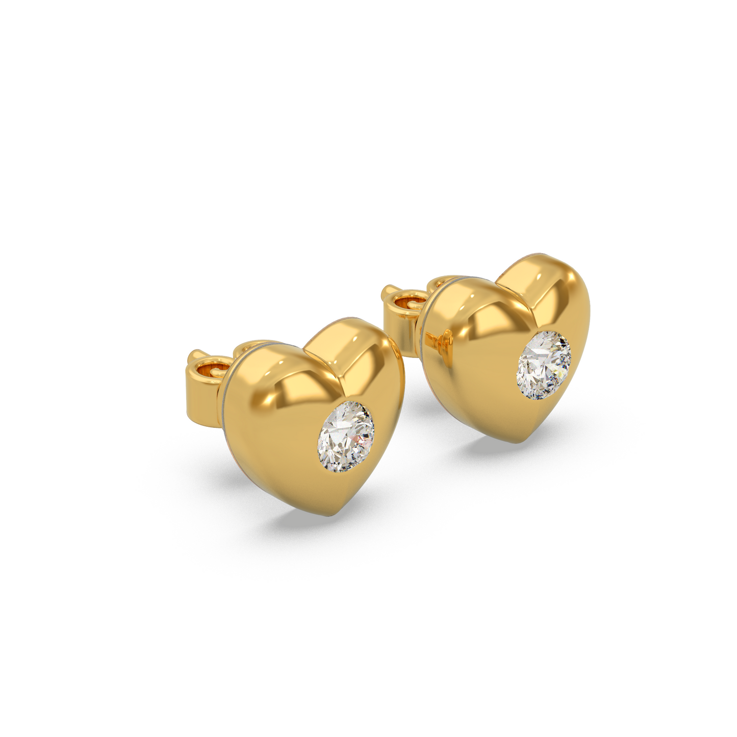Luxury Heart Diamond Earring