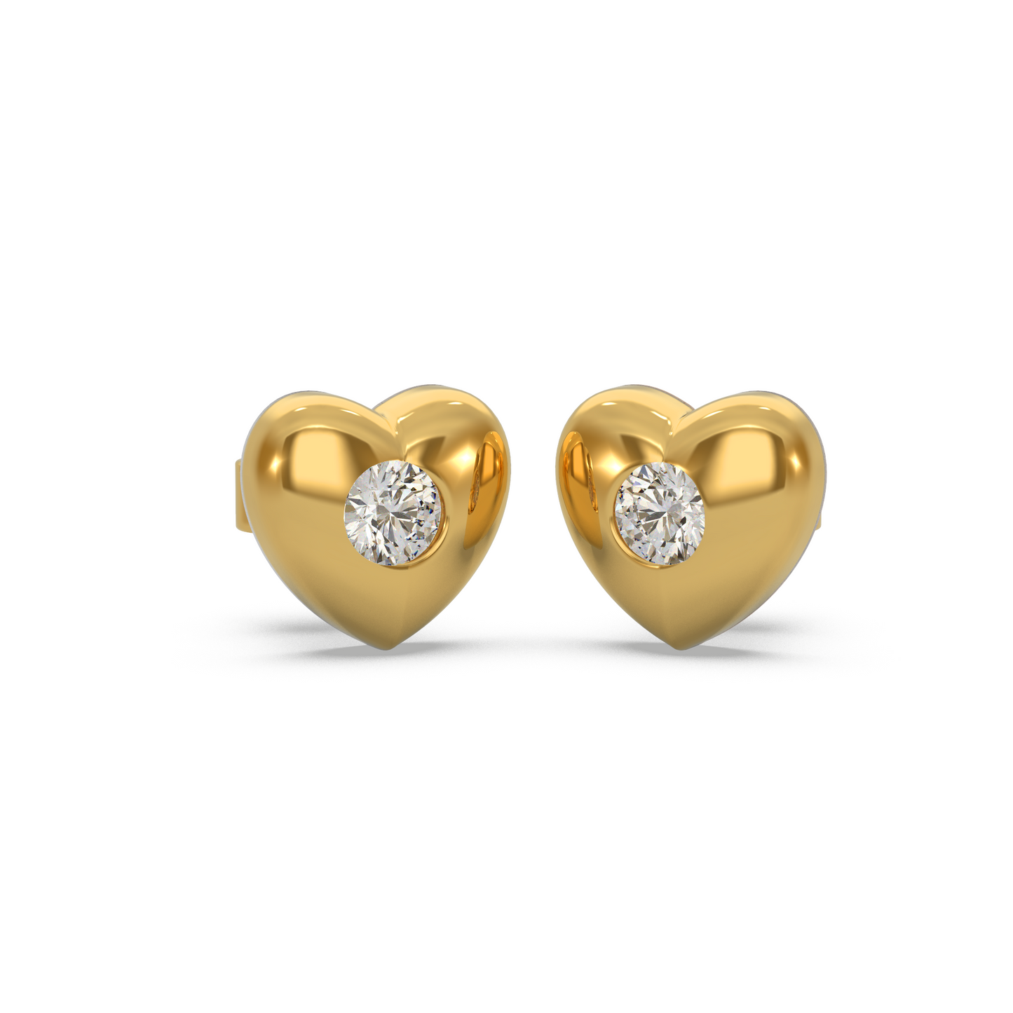 Luxury Heart Diamond Earring