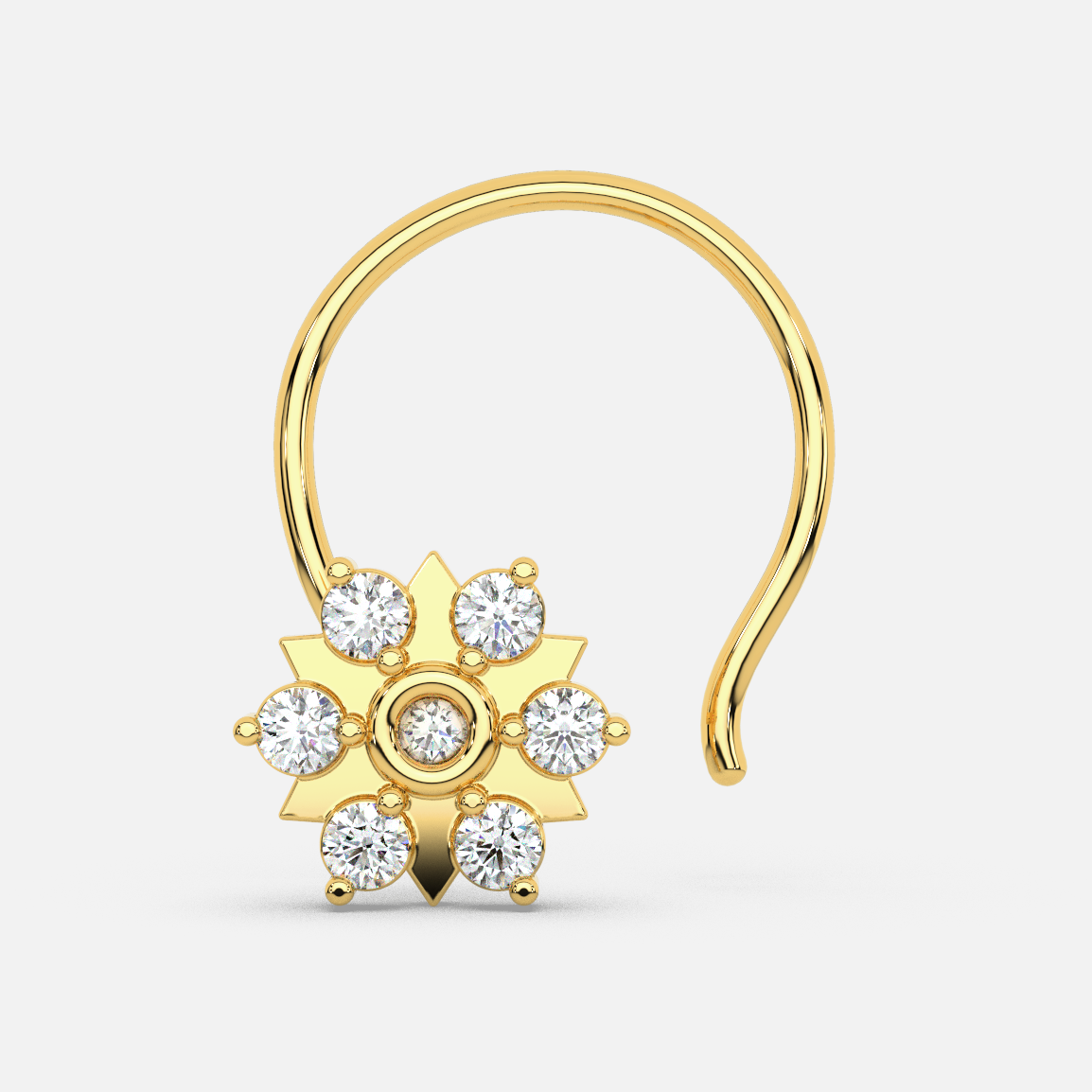 Sparkle Drop Nose Pin