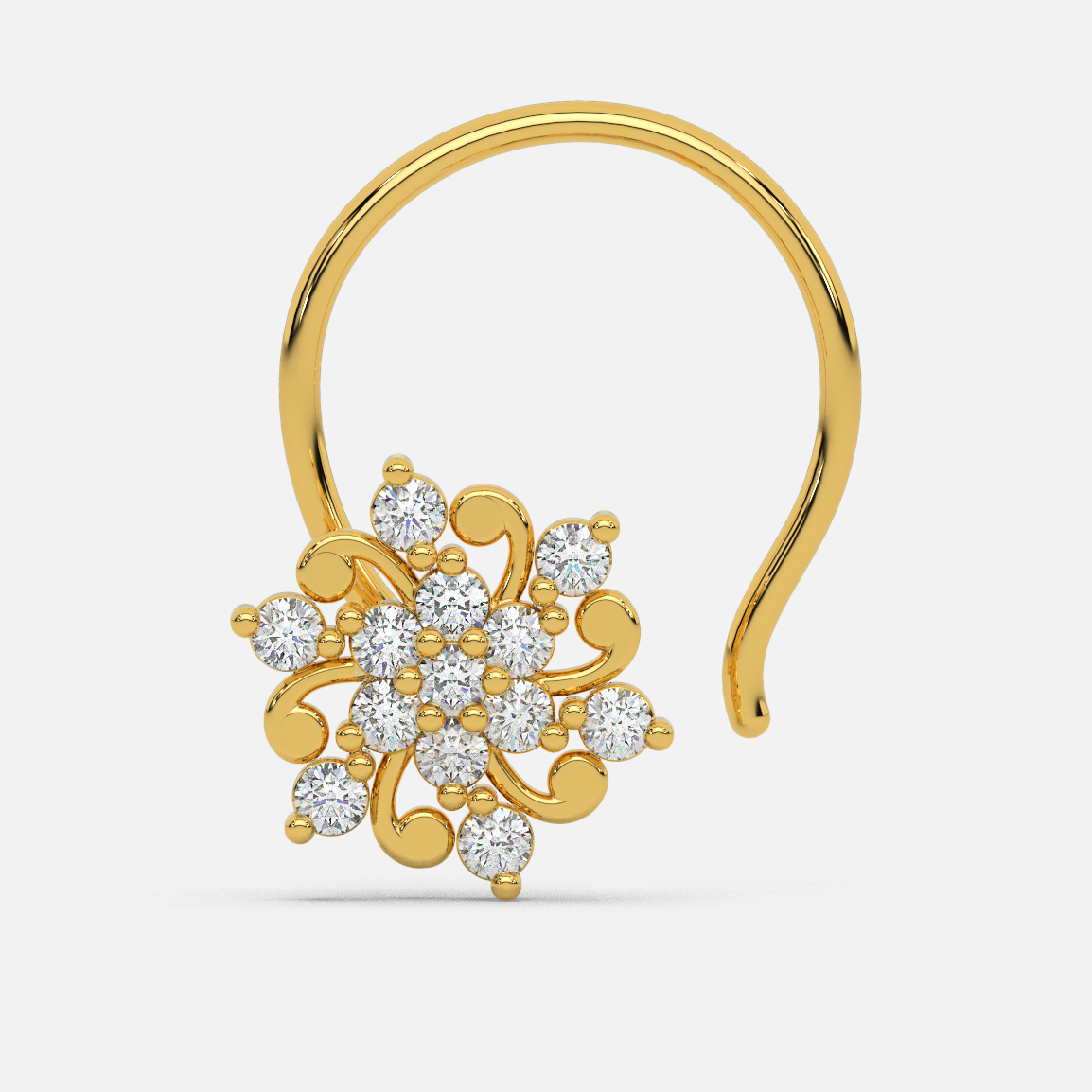 Radiant Twinkle Nose Pin