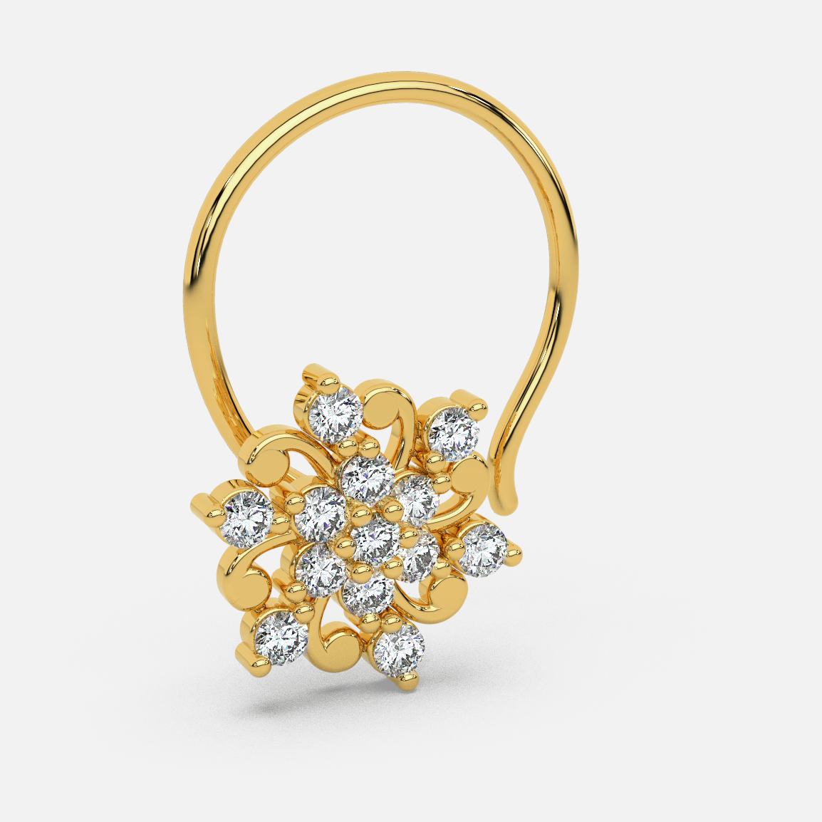 Radiant Twinkle Nose Pin