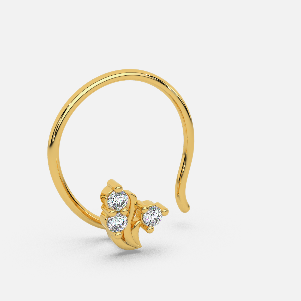 Scintilla Stud Nose Pin