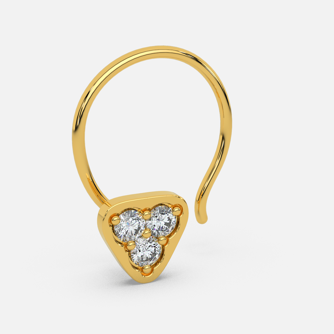 Glinting Galaxy Nose Pin