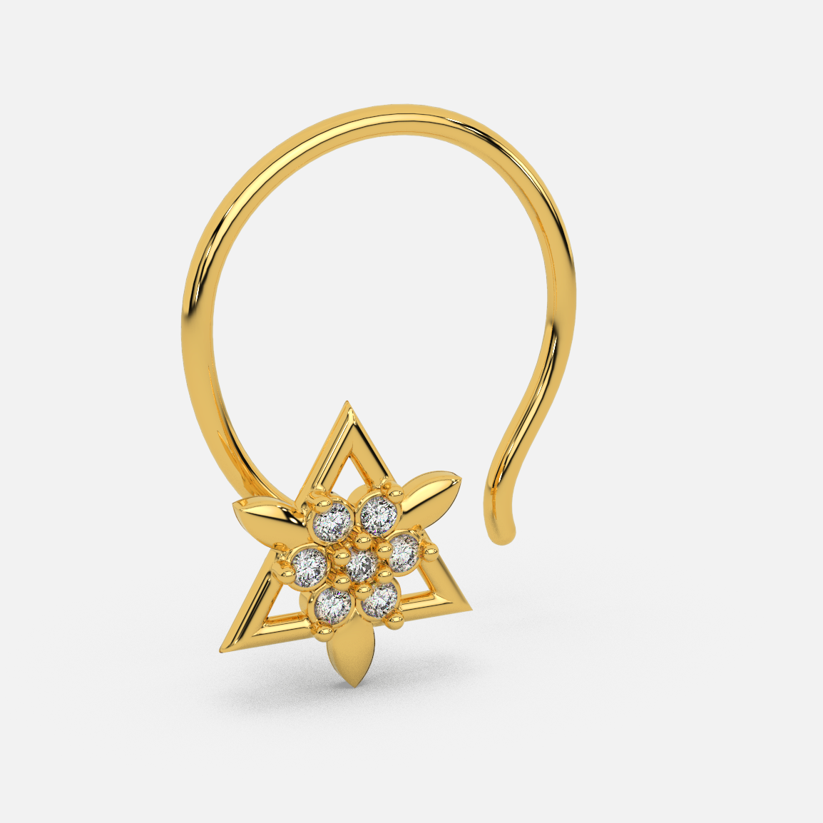 Dazzling Dawn Nose Pin