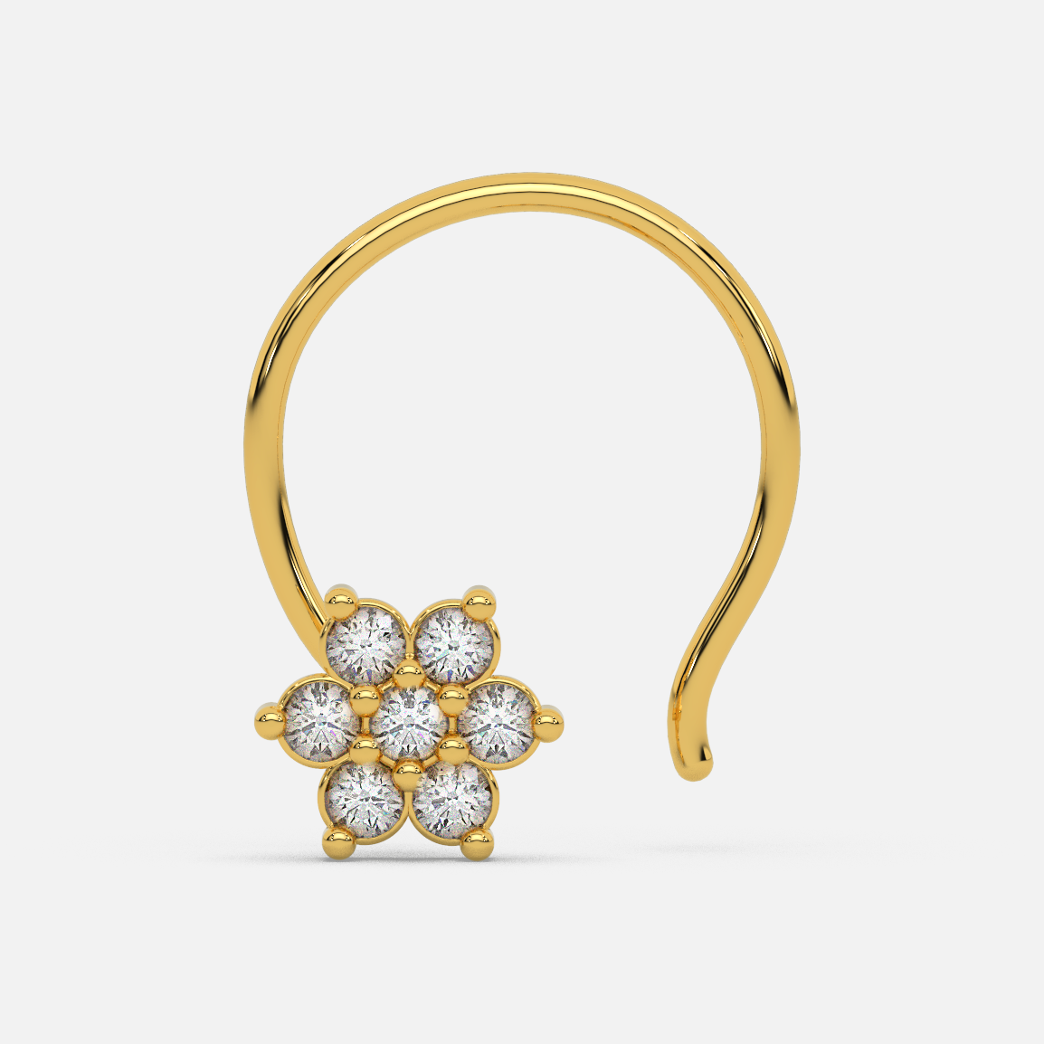 Brilliant Bloom Nose Pin
