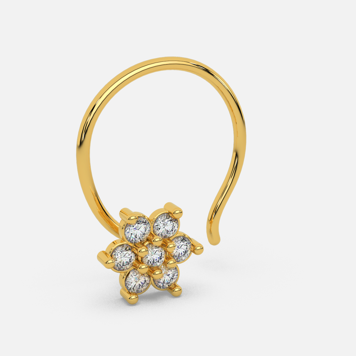 Brilliant Bloom Nose Pin