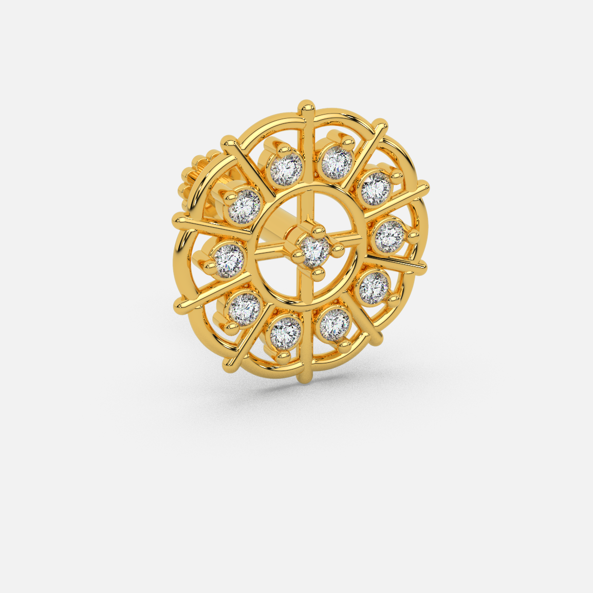 Radiant Rhapsody Nose Pin