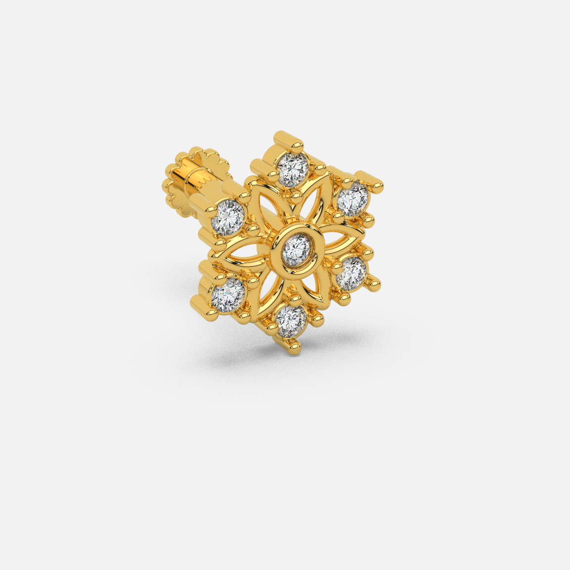 Aurora Accent Nose Pin