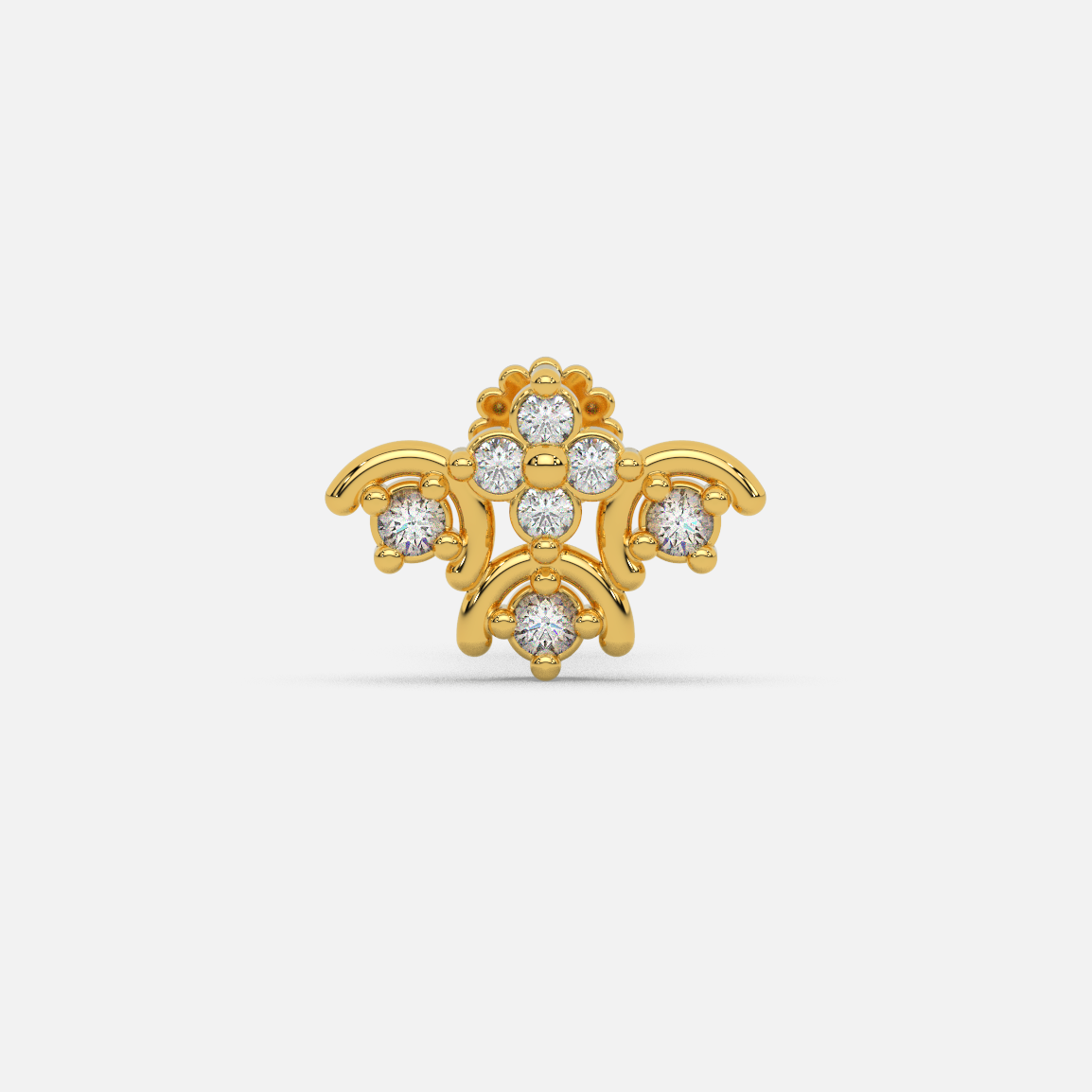Dazzling Dawnlight Nose Pin