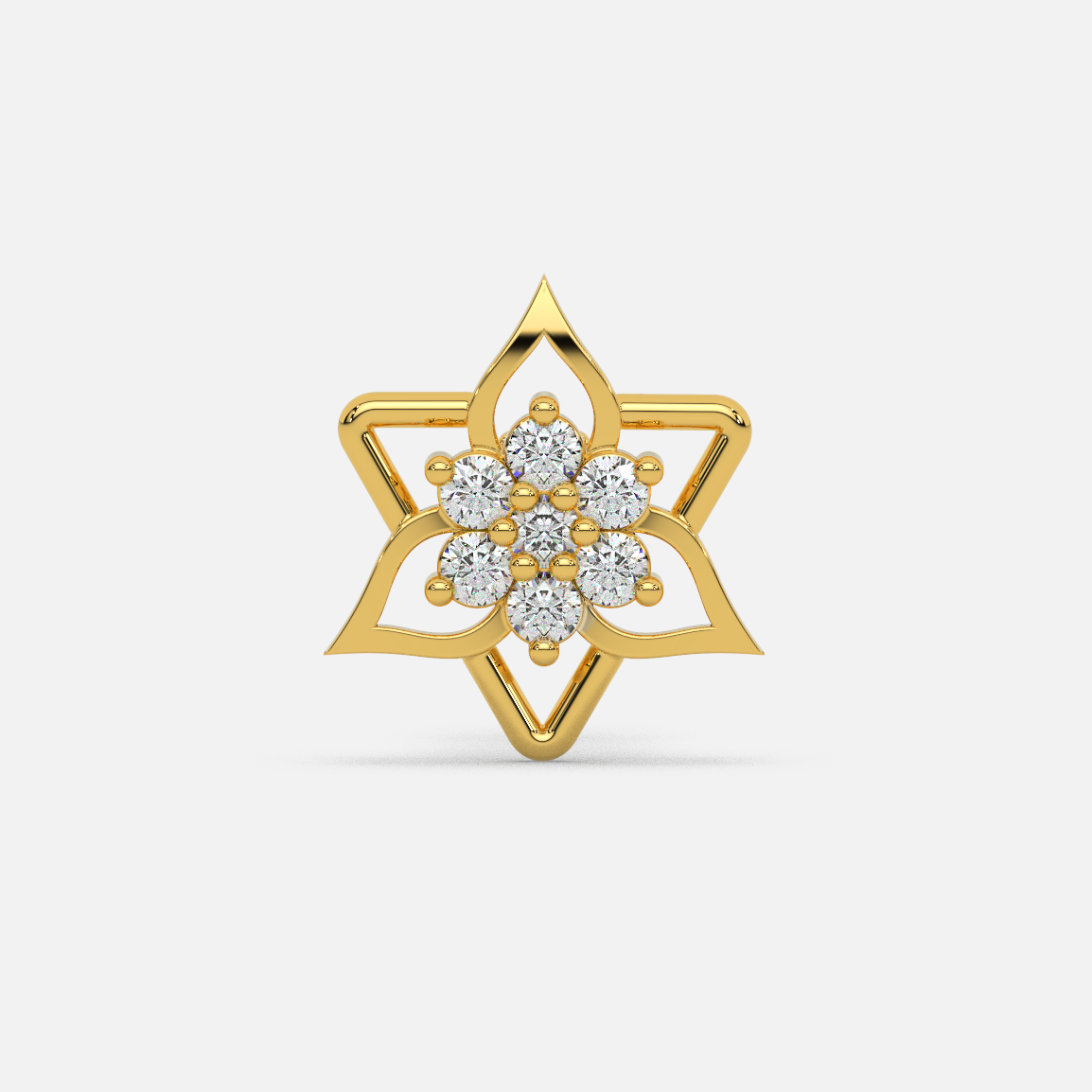 Celestial Sapphire Nose Pin