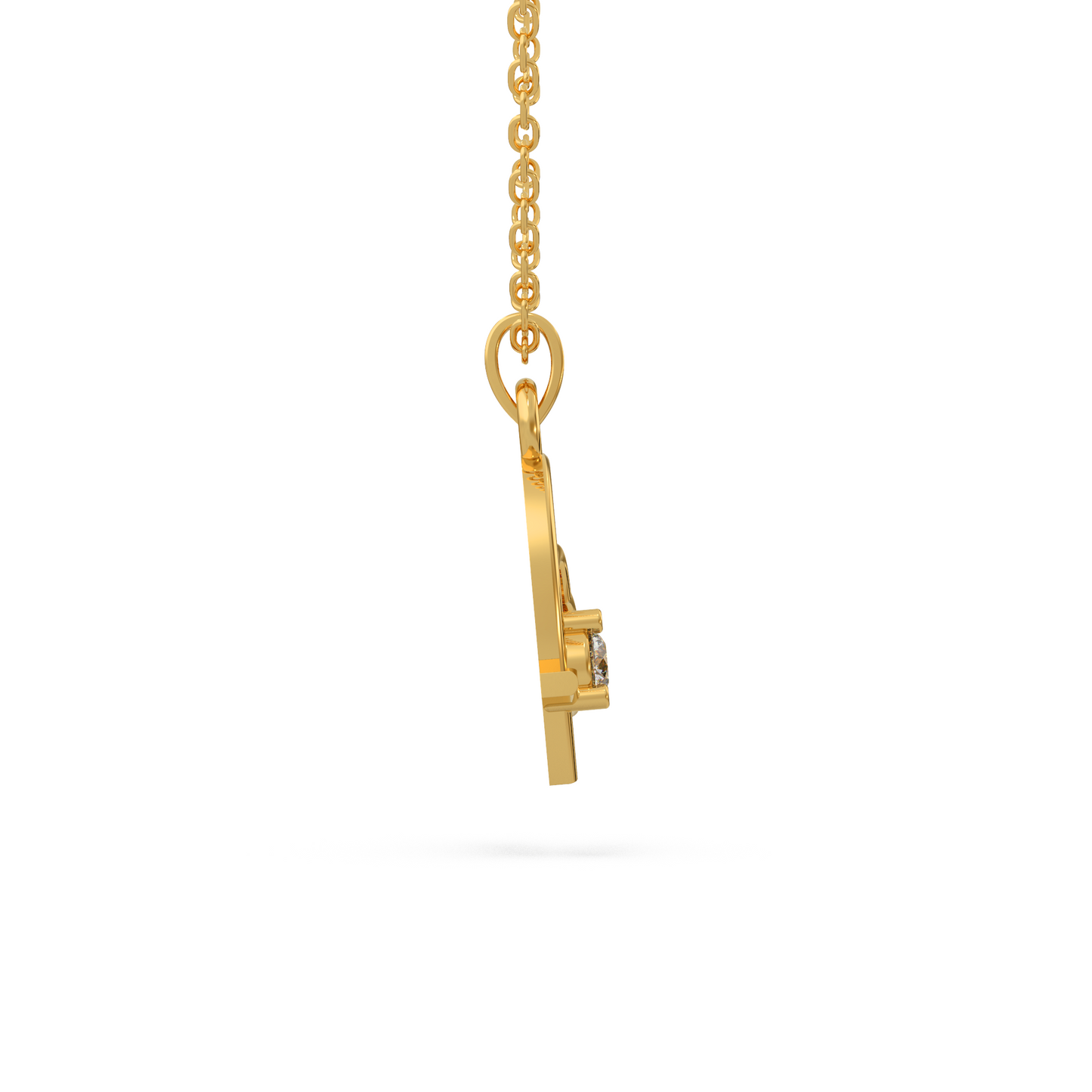 Sparkling Heart Diamond Pendant