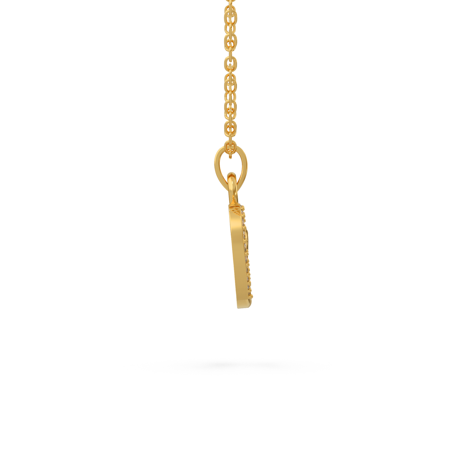 Infinity Heart Diamond Pendant