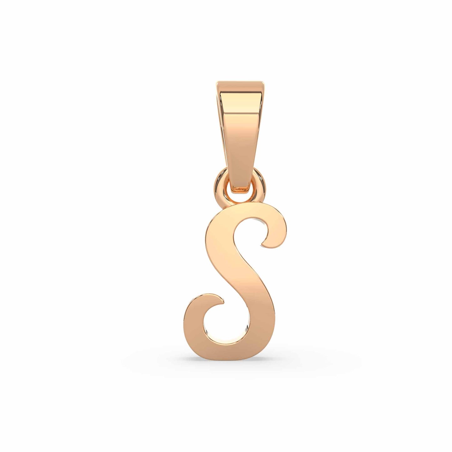 Alphabet S Gold Charm