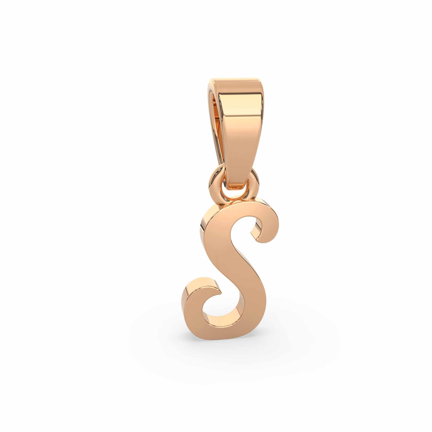 Alphabet S Gold Charm