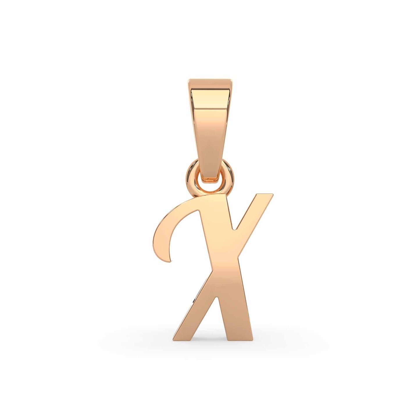 Alphabet X Gold Charm