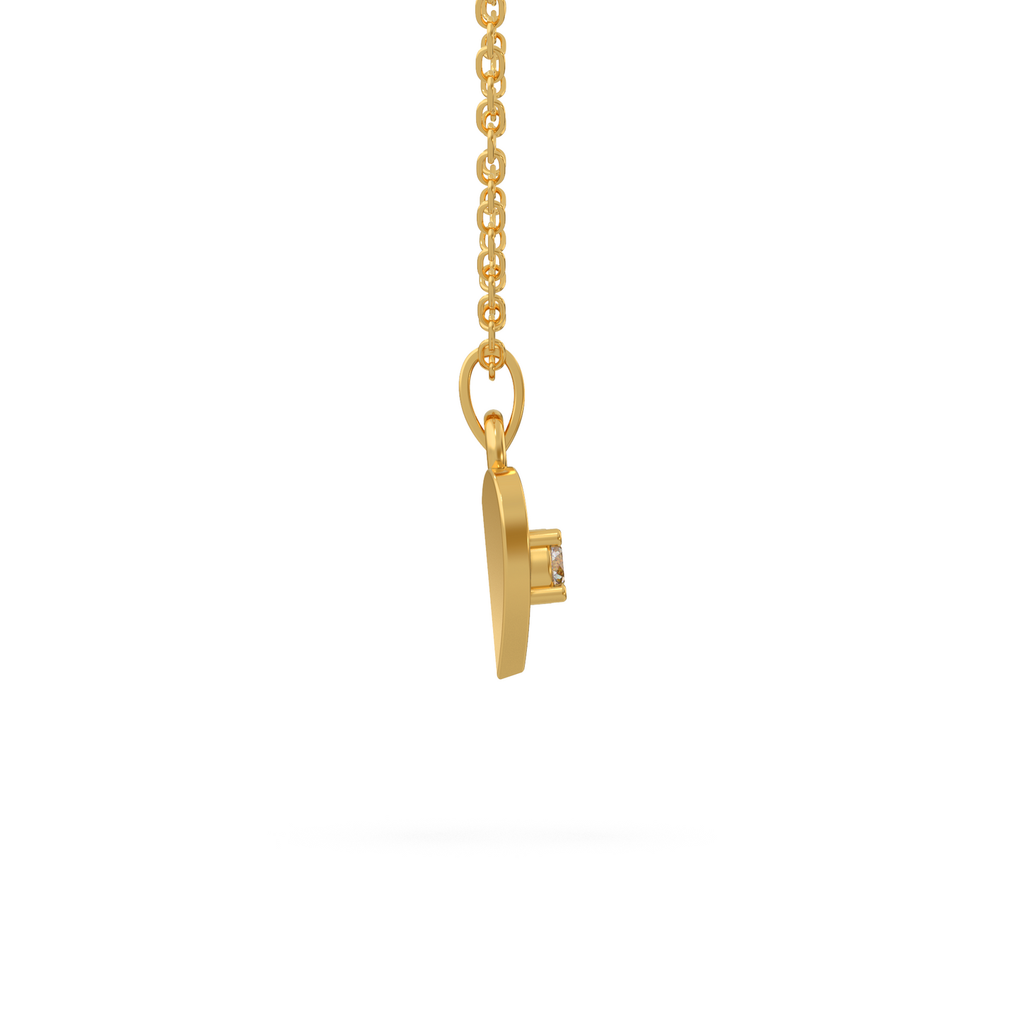 Designer Heart Diamond Pendant