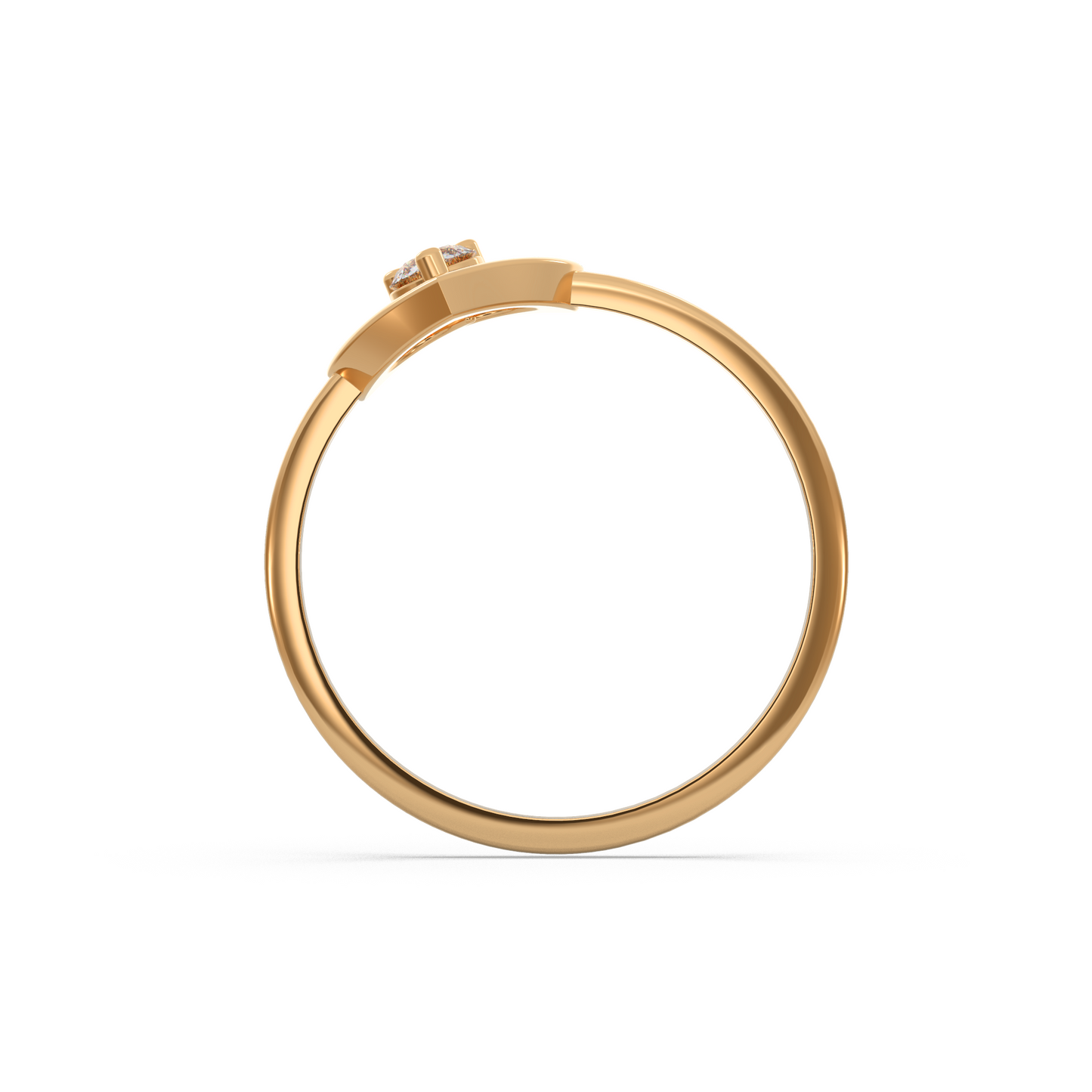 Heart-Shaped Diamond Ring