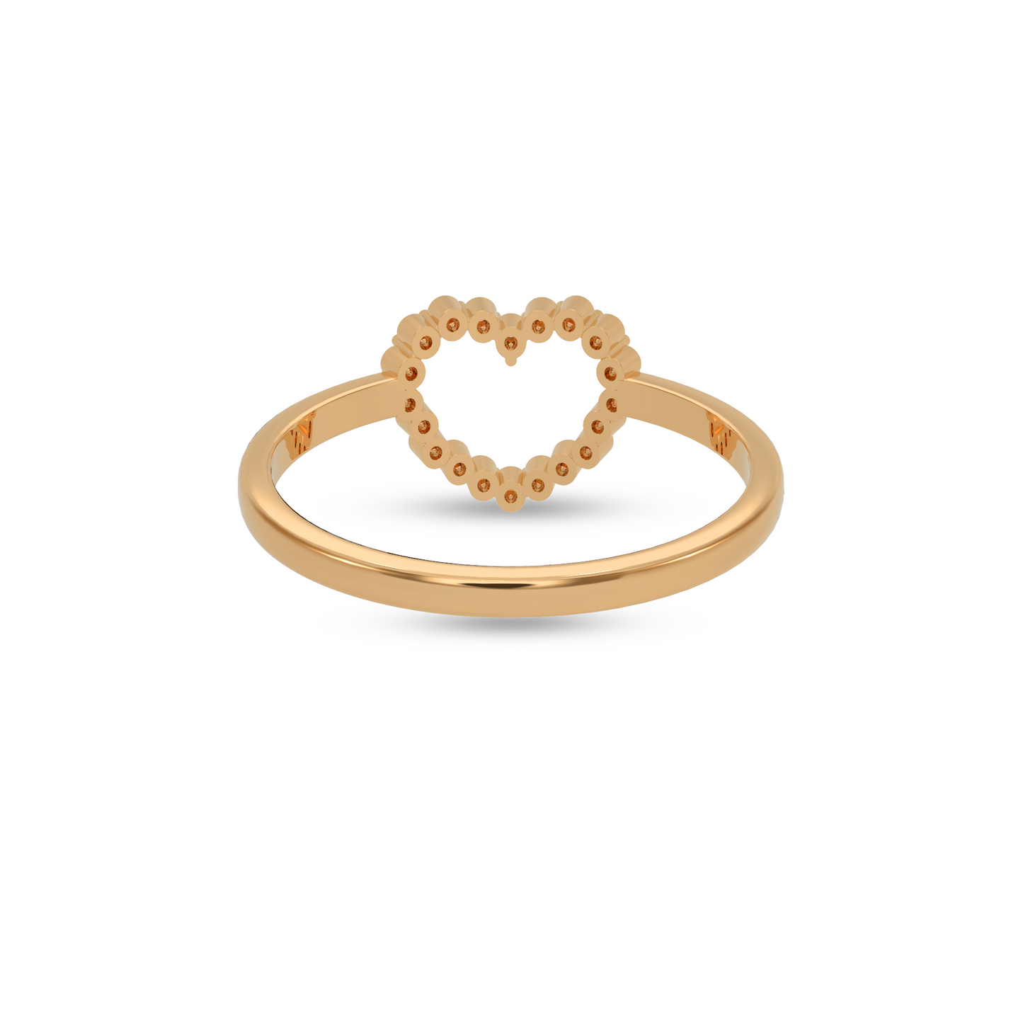 Love Heart Diamond Ring