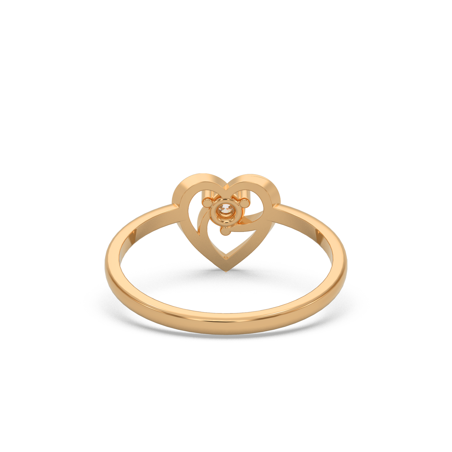 Timeless Heart Diamond Ring