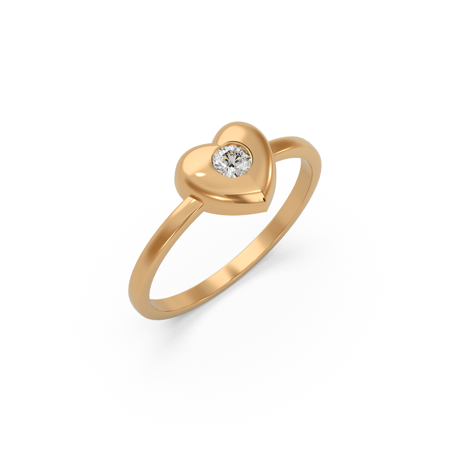 Luxury Heart Diamond Ring