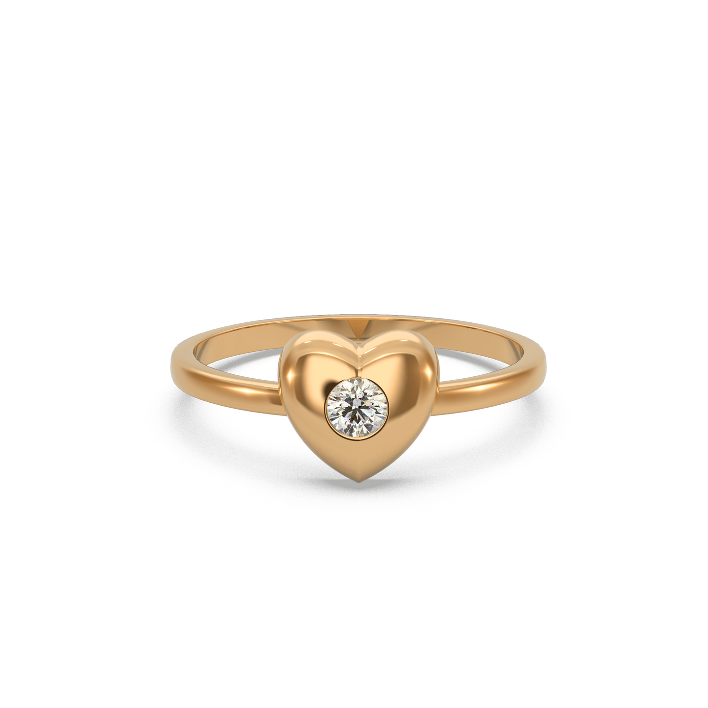 Luxury Heart Diamond Ring