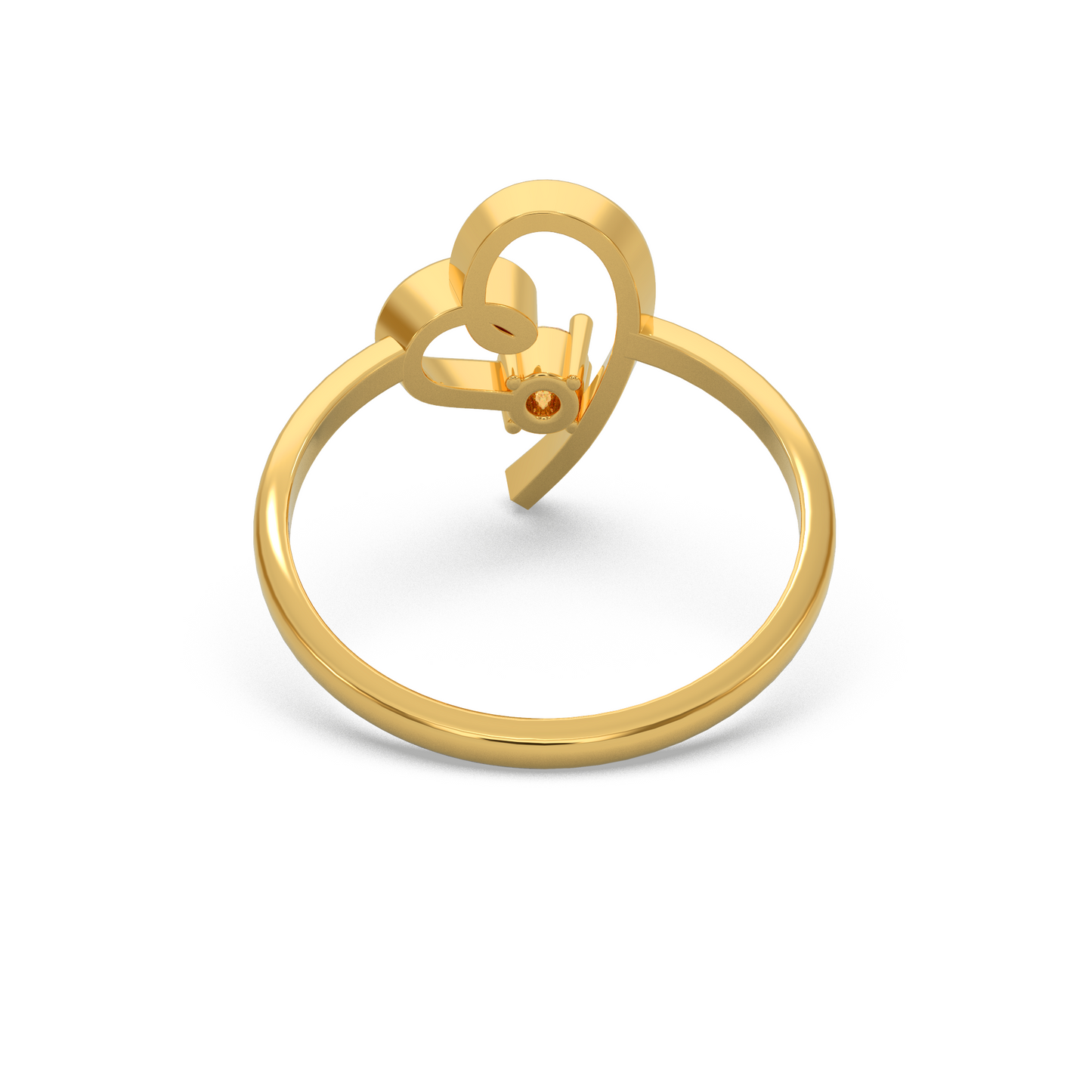 Stunning Heart Diamond Ring