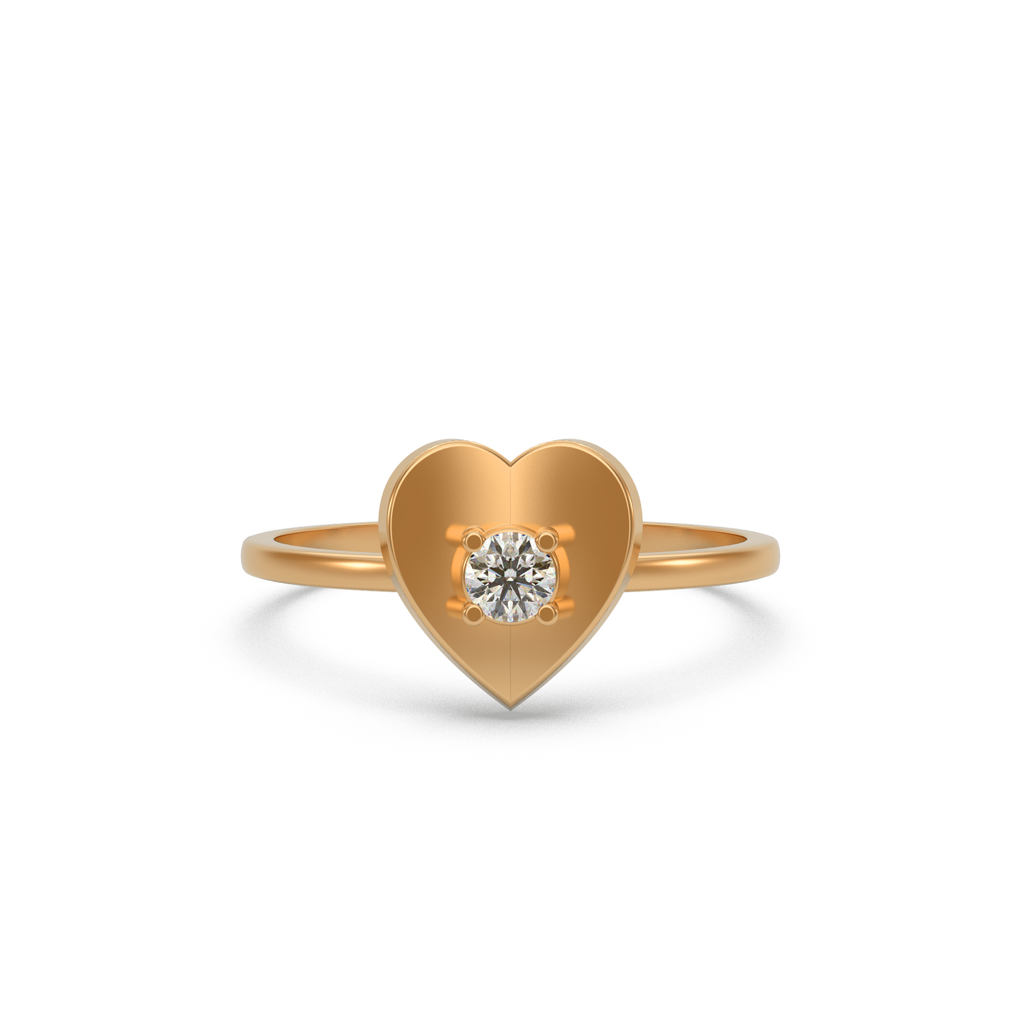 Designer Heart Diamond Ring
