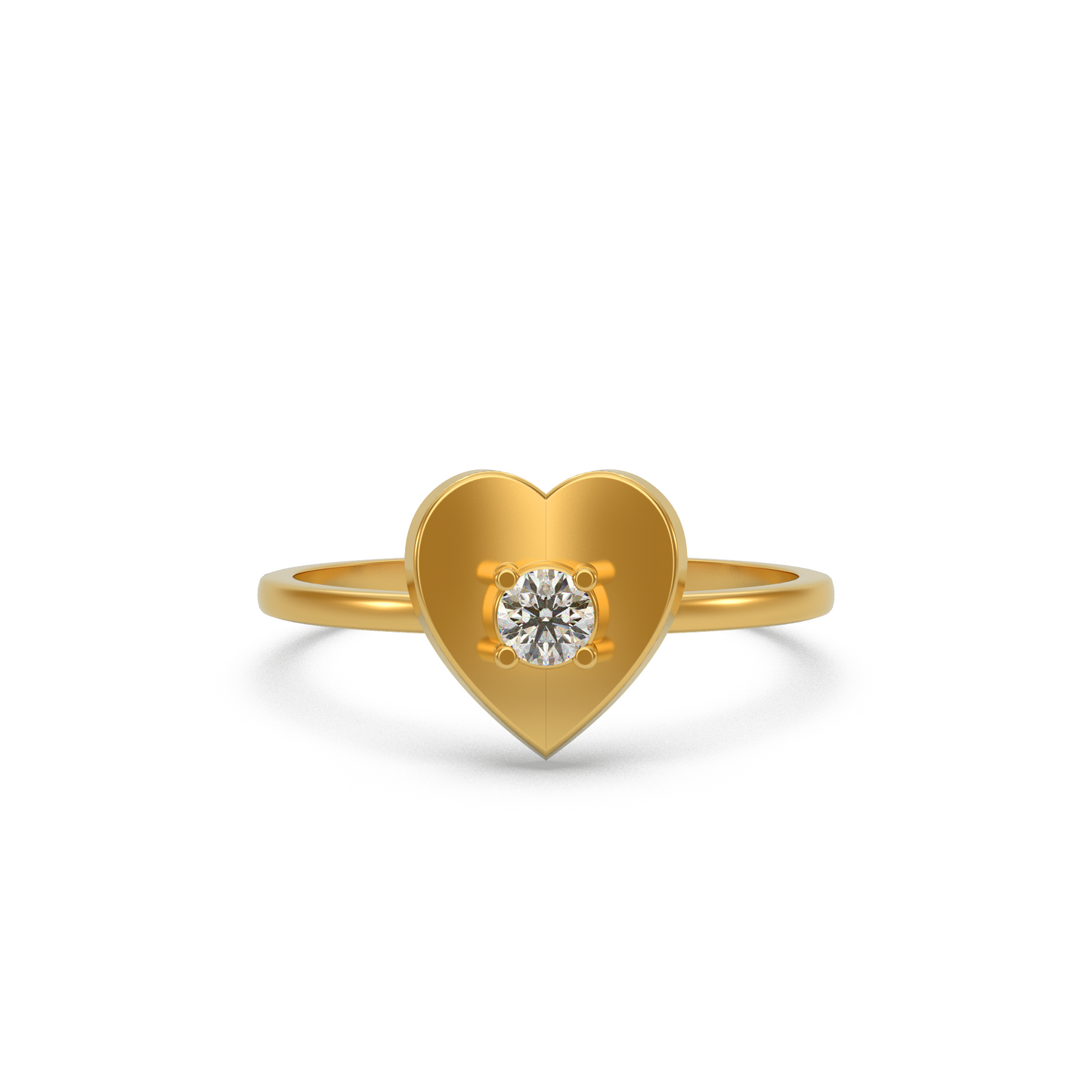Designer Heart Diamond Ring