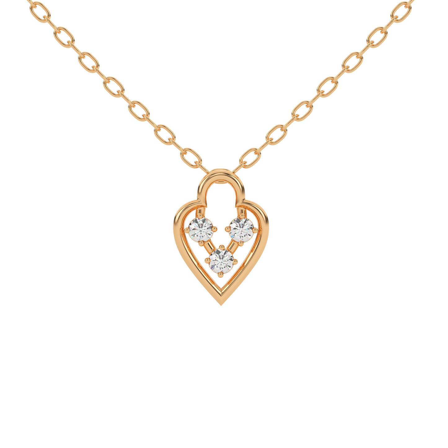 Sparkling Horizon Natural Diamond Pendant