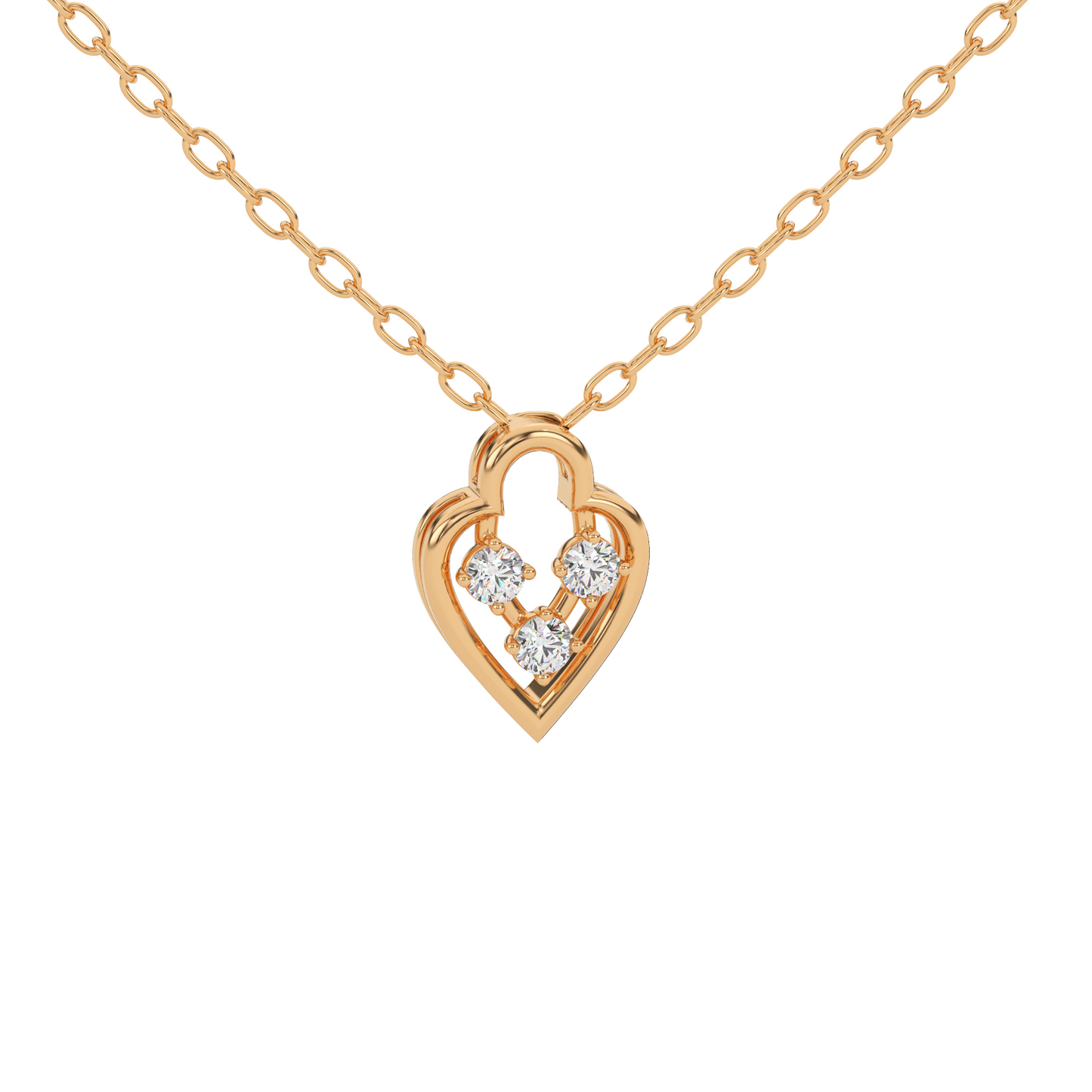 Sparkling Horizon Natural Diamond Pendant