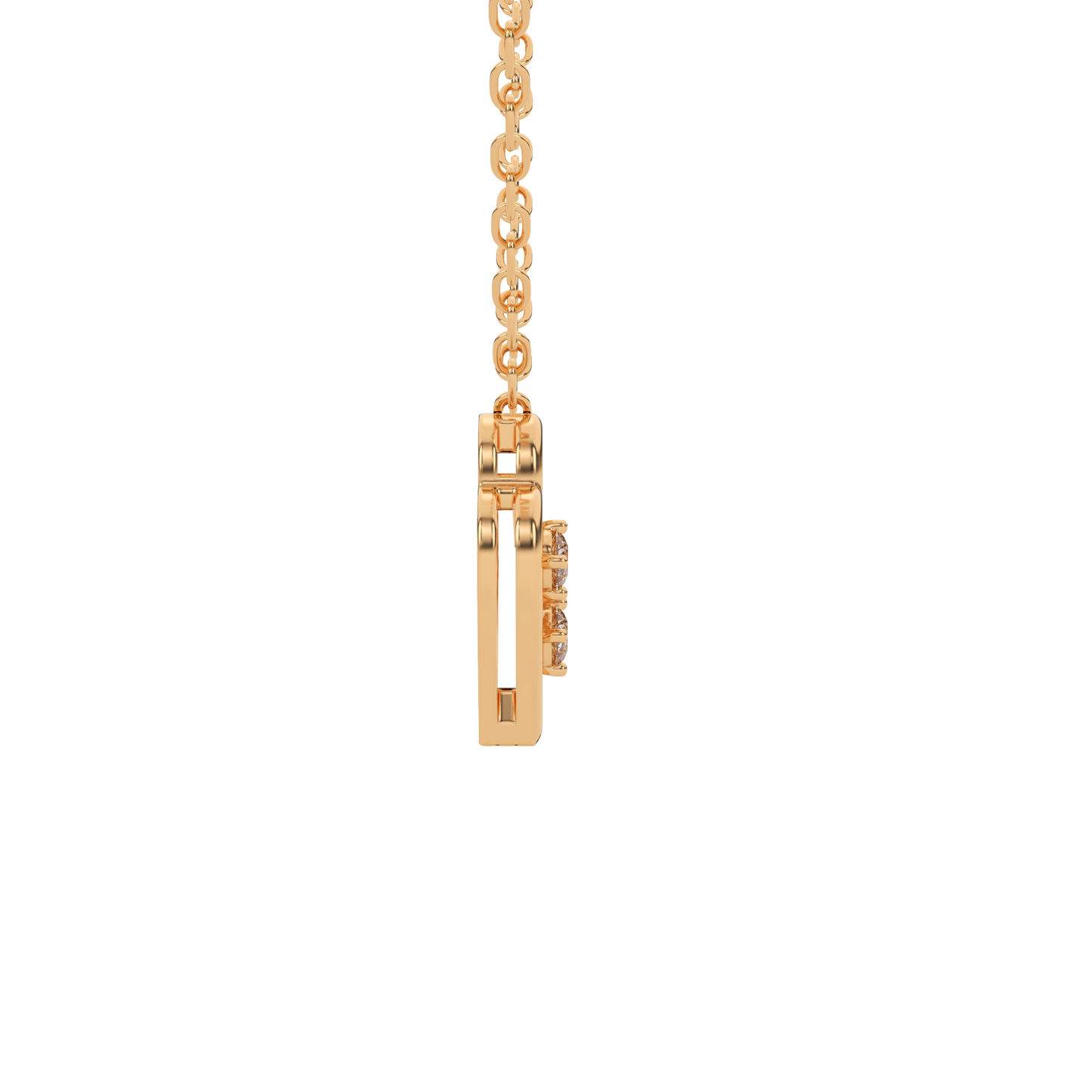 Sparkling Horizon Natural Diamond Pendant