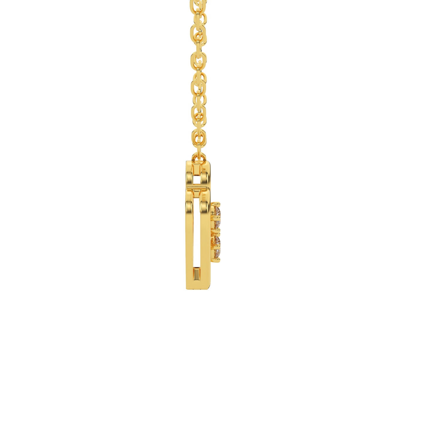 Sparkling Horizon Natural Diamond Pendant