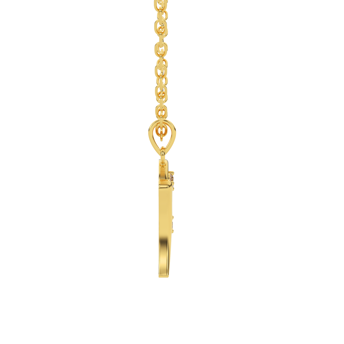 Shimmering Symphony Natural Diamond Pendant