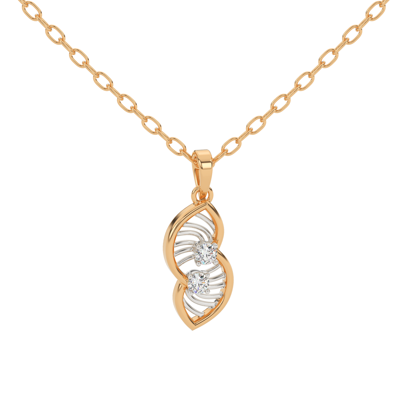 Sparkling Grace Natural Diamond Pendant