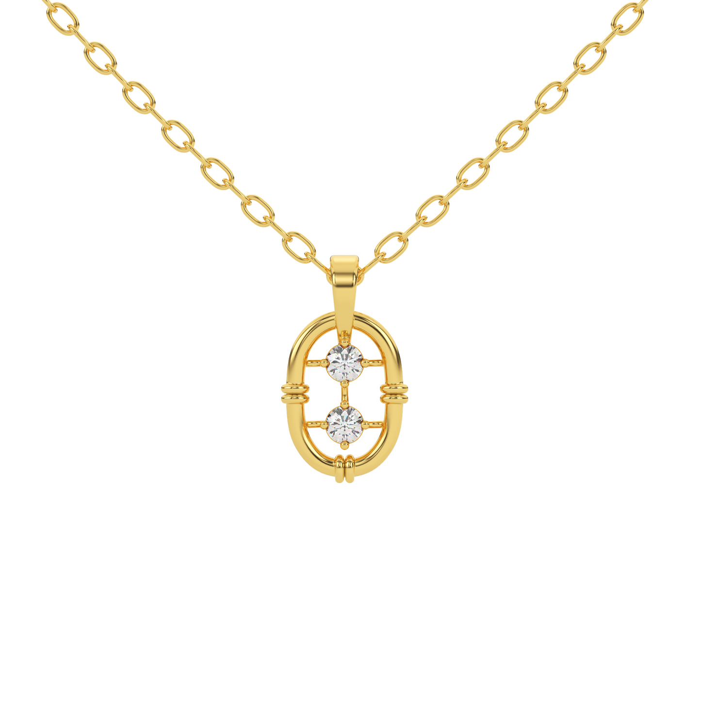 Celestial Elegance Natural Diamond Pendant