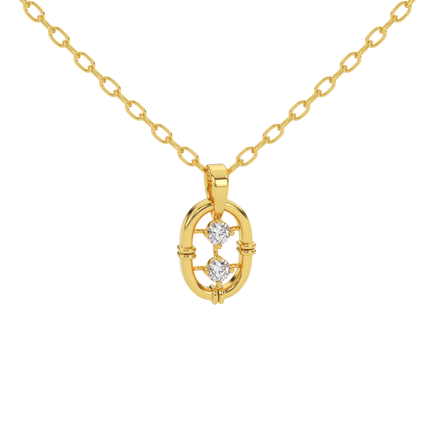 Celestial Elegance Natural Diamond Pendant