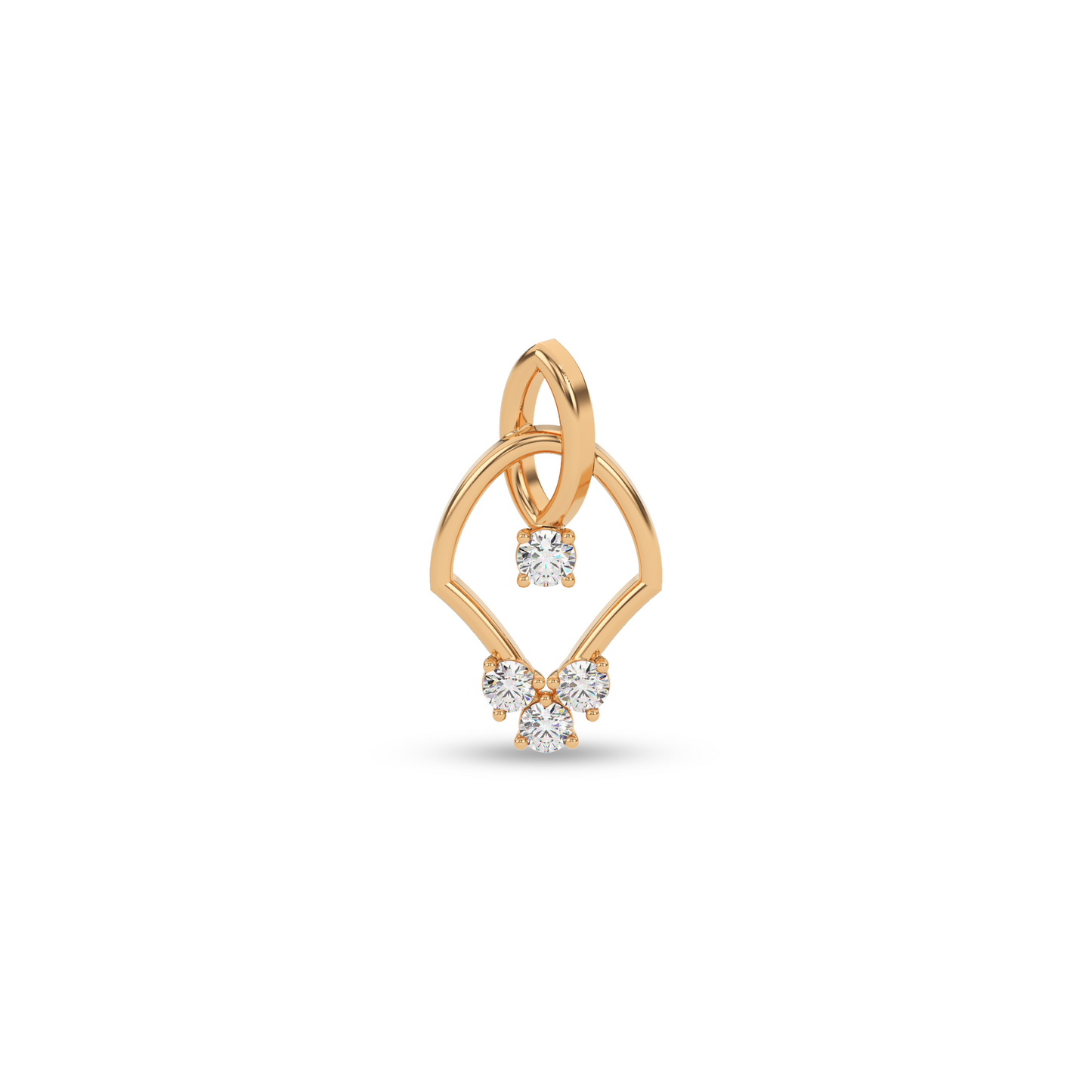 Radiant Allure Natural Diamond Pendant