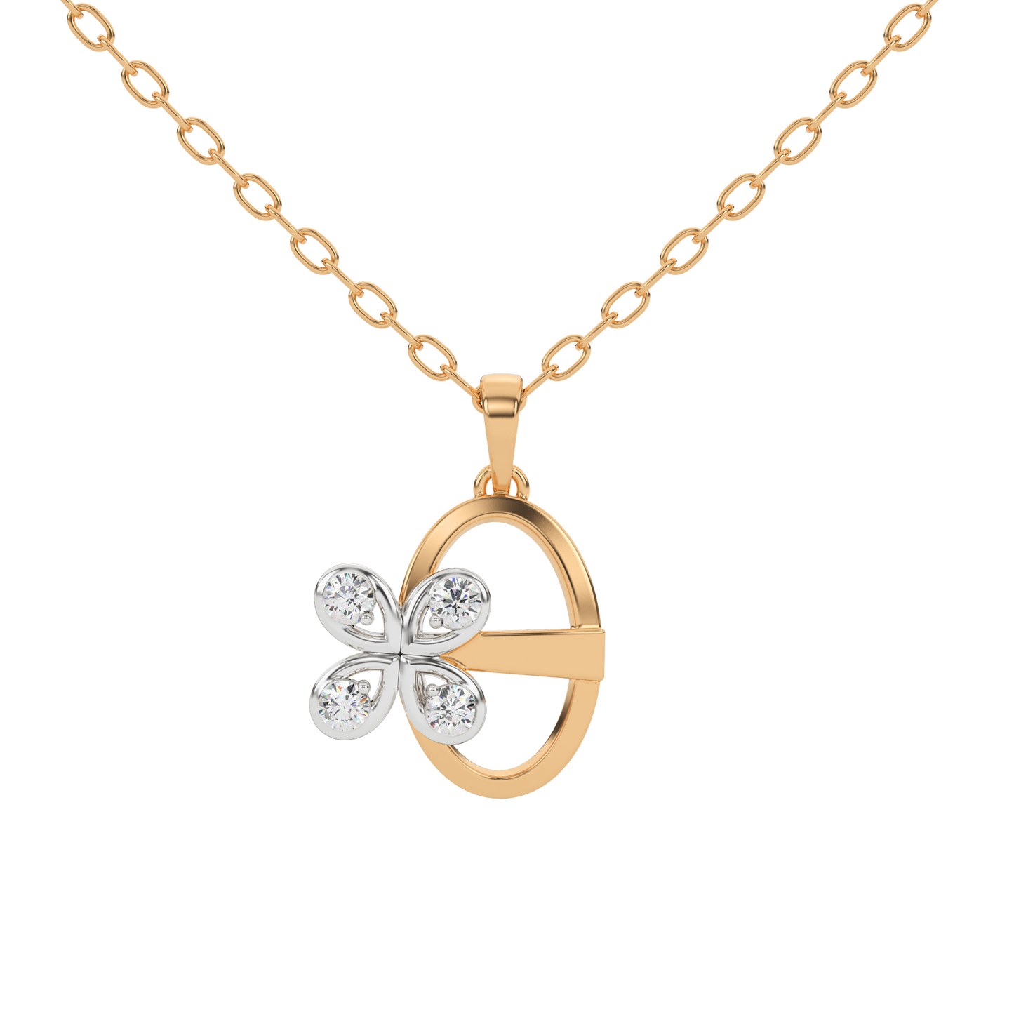 Sparkling Radiance Natural Diamond Pendant