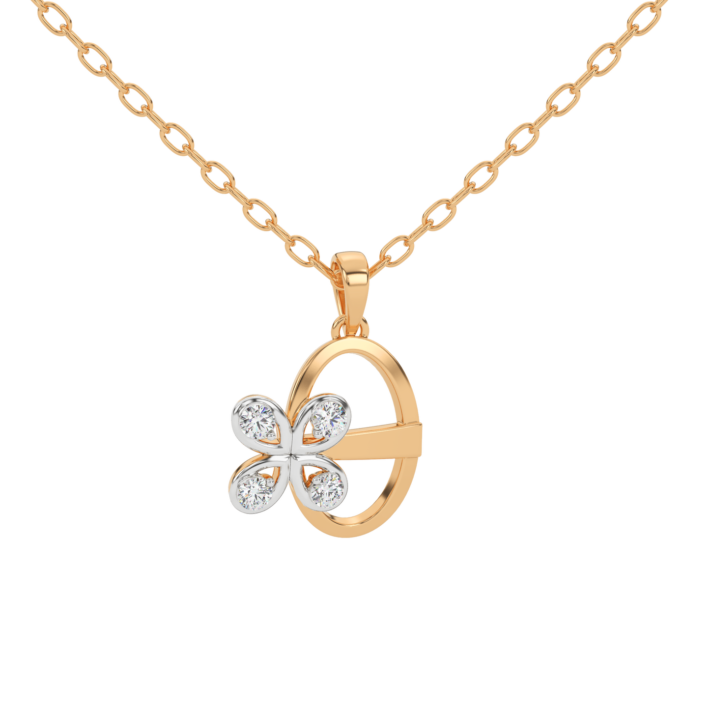 Sparkling Radiance Natural Diamond Pendant