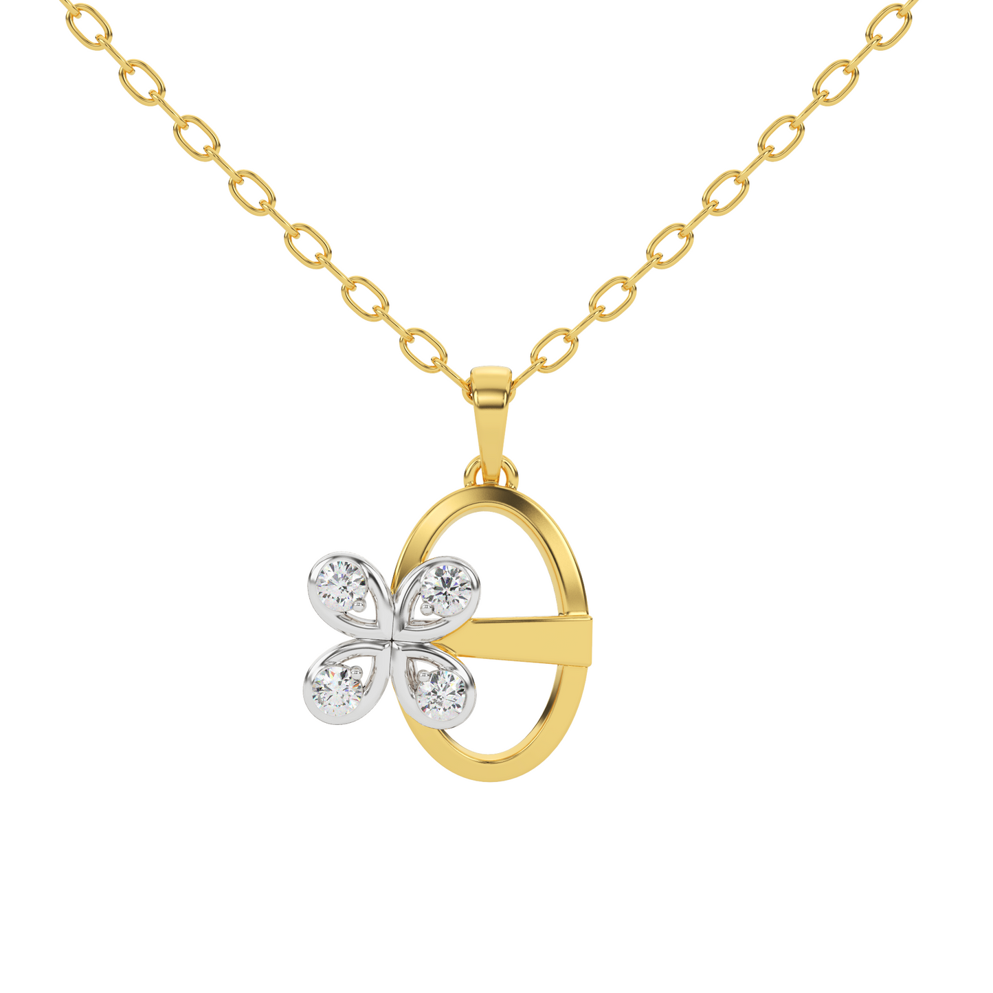 Sparkling Radiance Natural Diamond Pendant