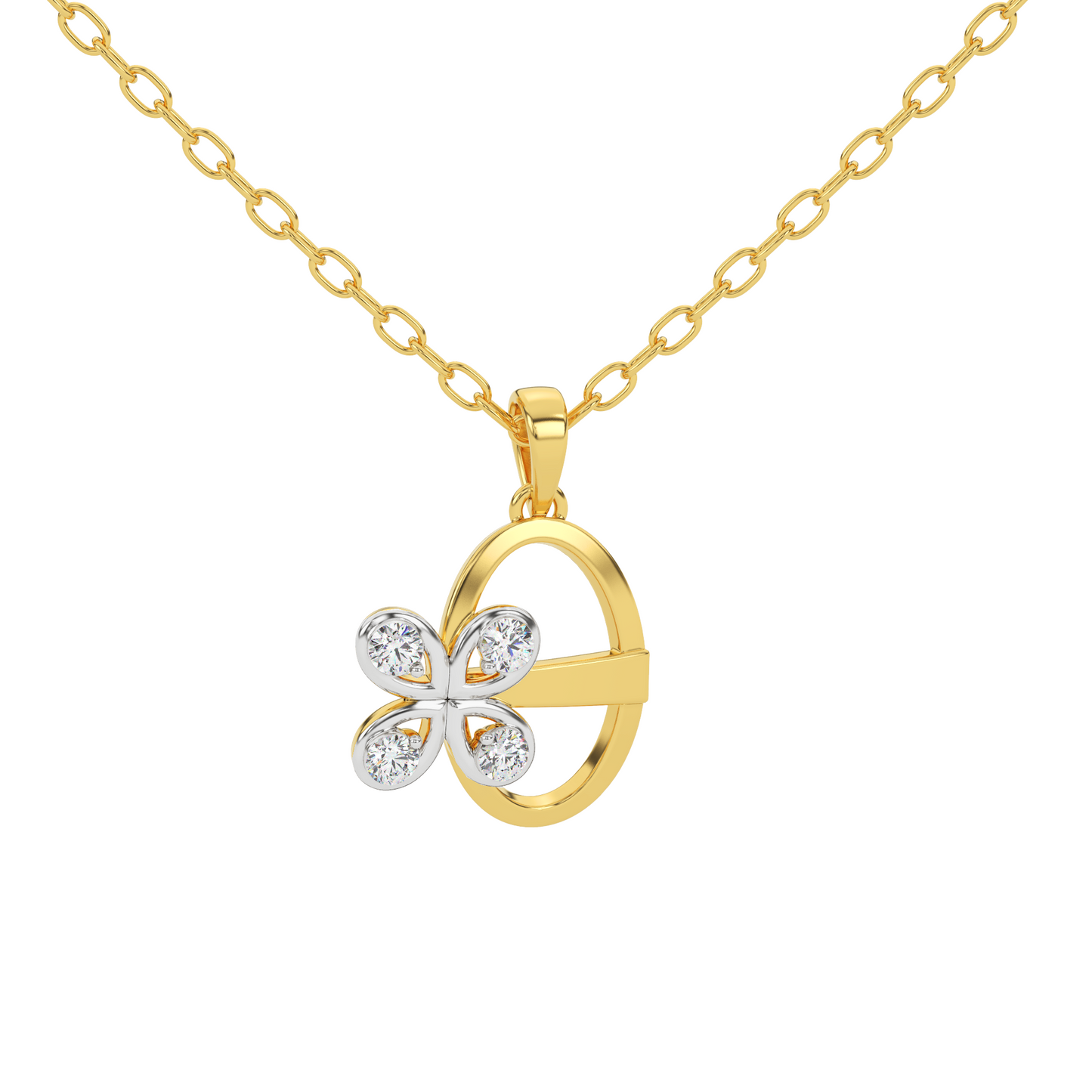Sparkling Radiance Natural Diamond Pendant