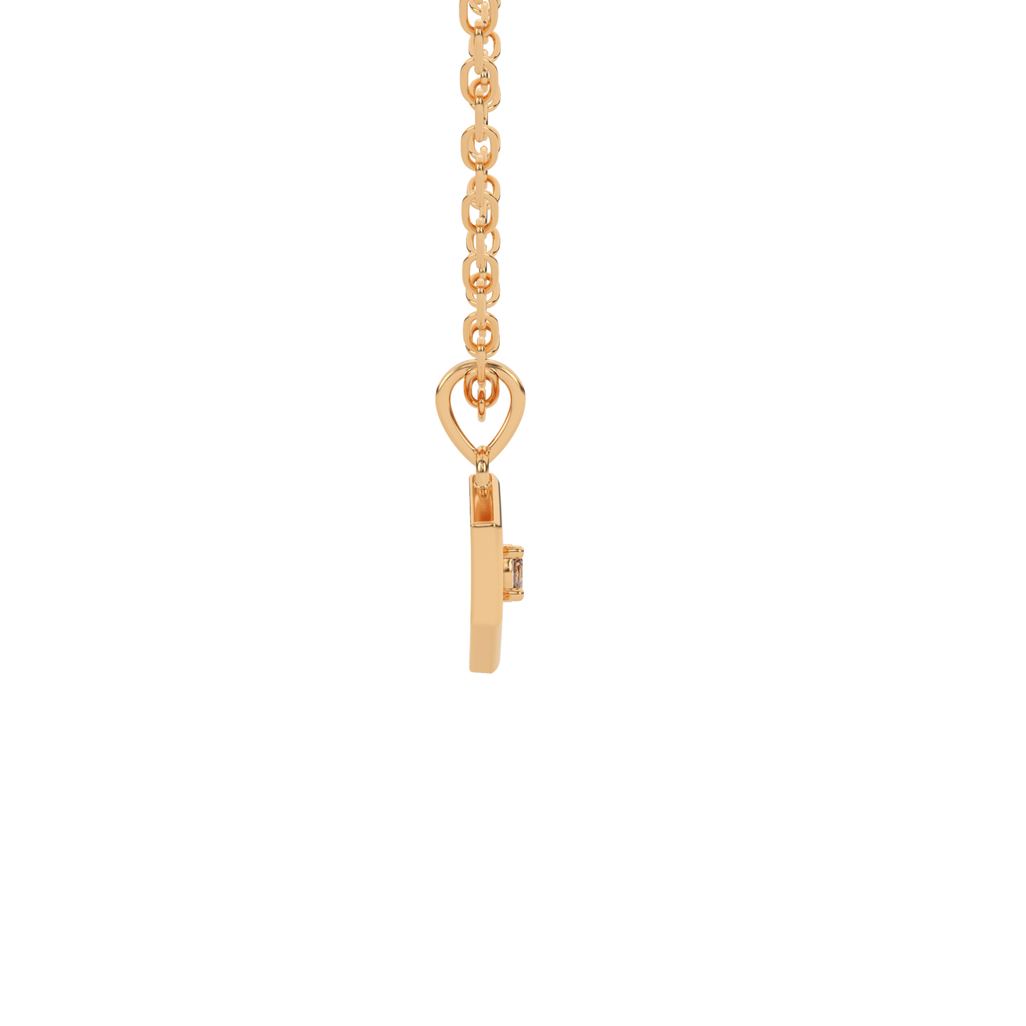 Shimmering Radiance Natural Diamond Pendant
