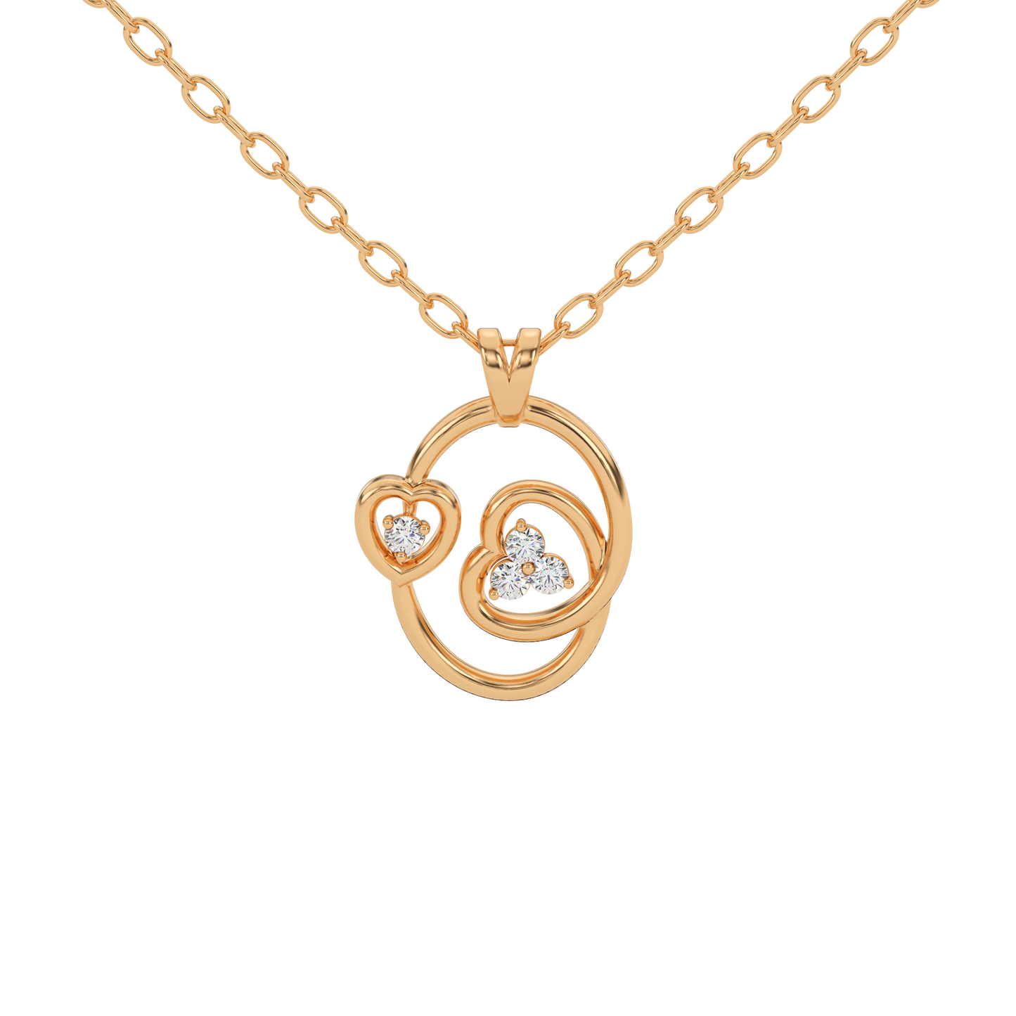 Celestial Charm Natural Diamond Pendant