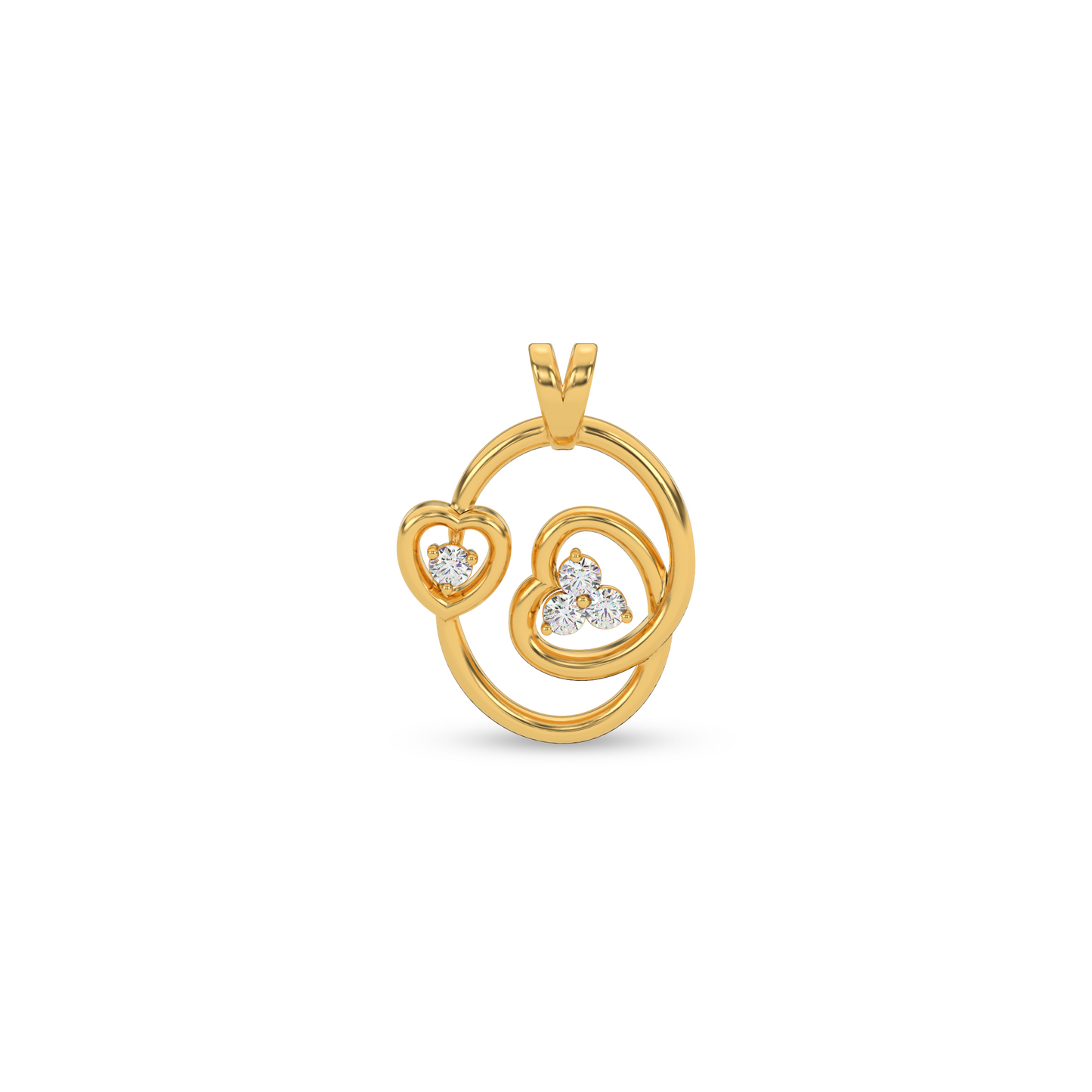 Celestial Charm Natural Diamond Pendant