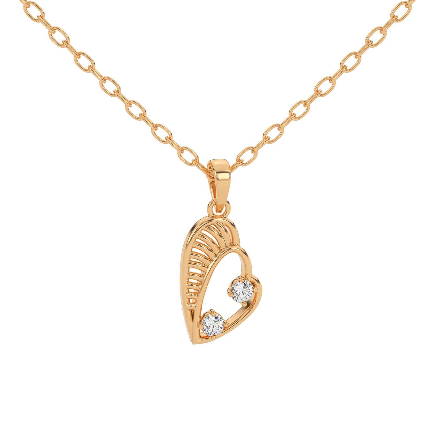 Timeless Whisper Natural Diamond Pendant