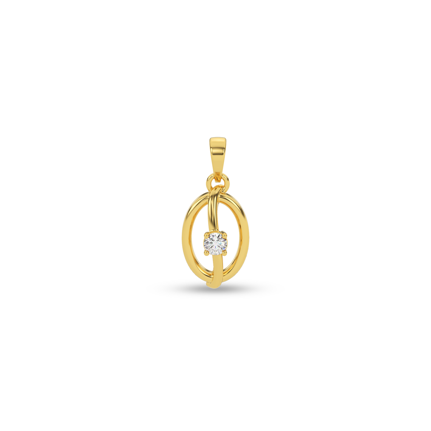 Dazzling Grace Natural Diamond Pendant